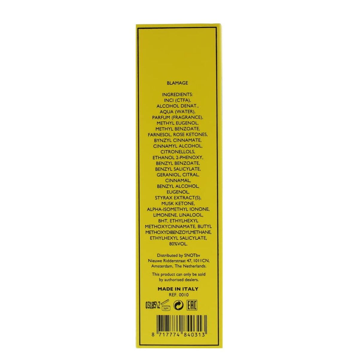 Uniseks Parfum Nasomatto BLAMAGE 30 ml - Schoonheid, Parfums en geuren - Nasomatto