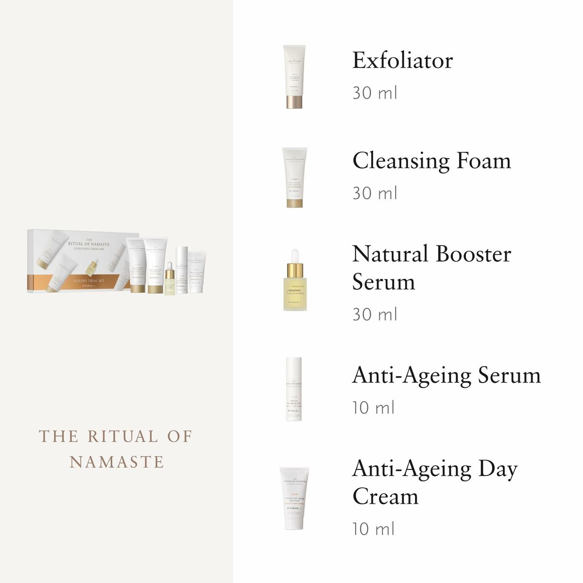 Schoonheidsset Rituals THE RITUAL OF NAMASTE 5 Onderdelen