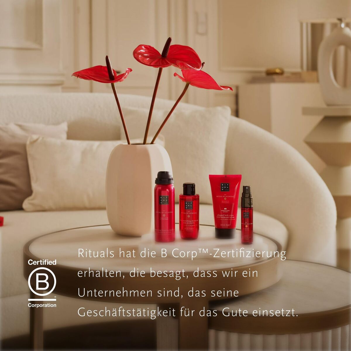Cosmeticaset voor Dames Rituals THE RITUAL OF AYURVEDA 4 Onderdelen