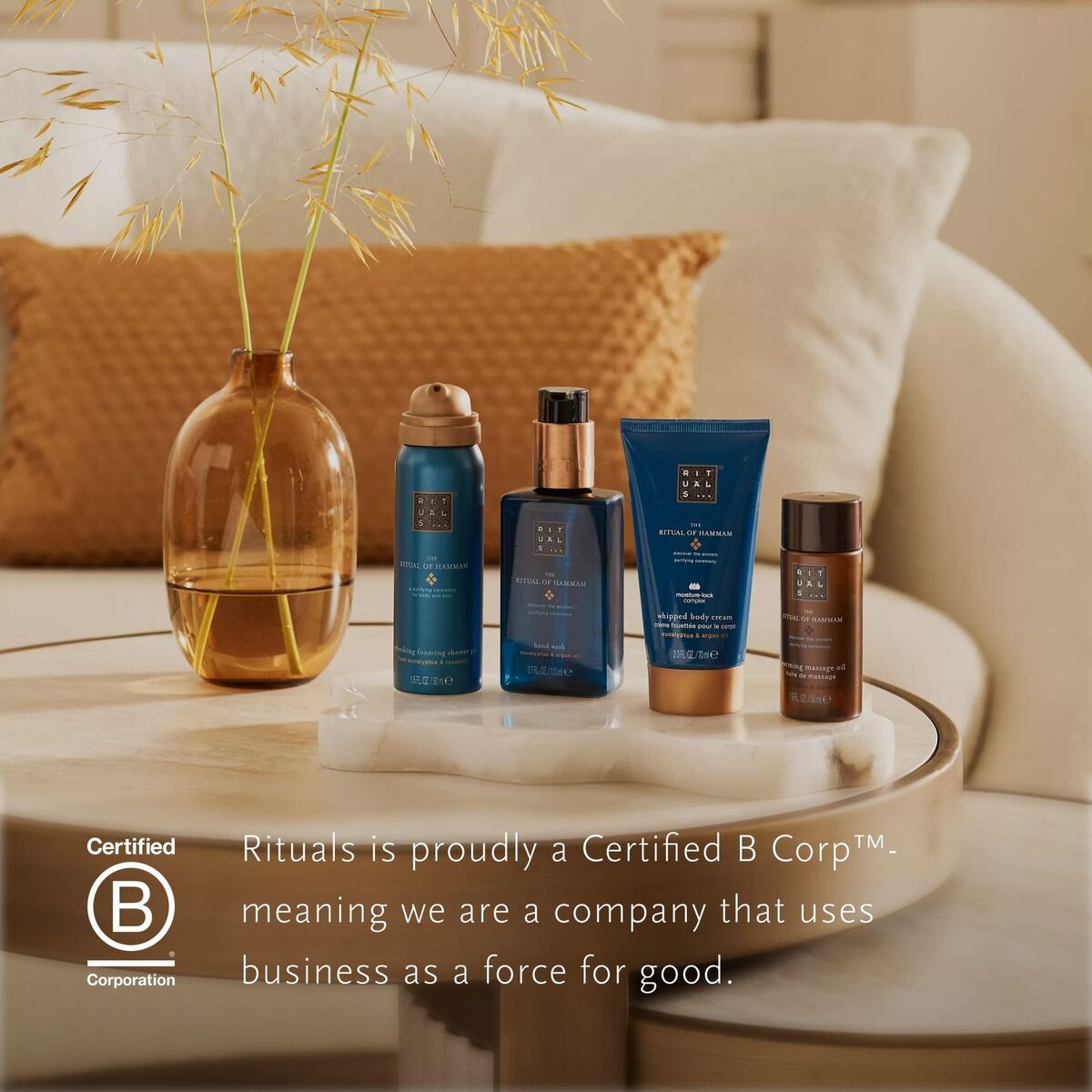 Cosmeticaset voor Dames Rituals The Rituals Of Hammam 4 Onderdelen - Schoonheid, Huidverzorging - Rituals
