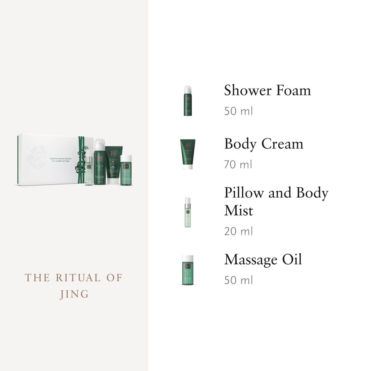 Cosmeticaset voor Dames Rituals THE RITUAL OF JING 4 Onderdelen