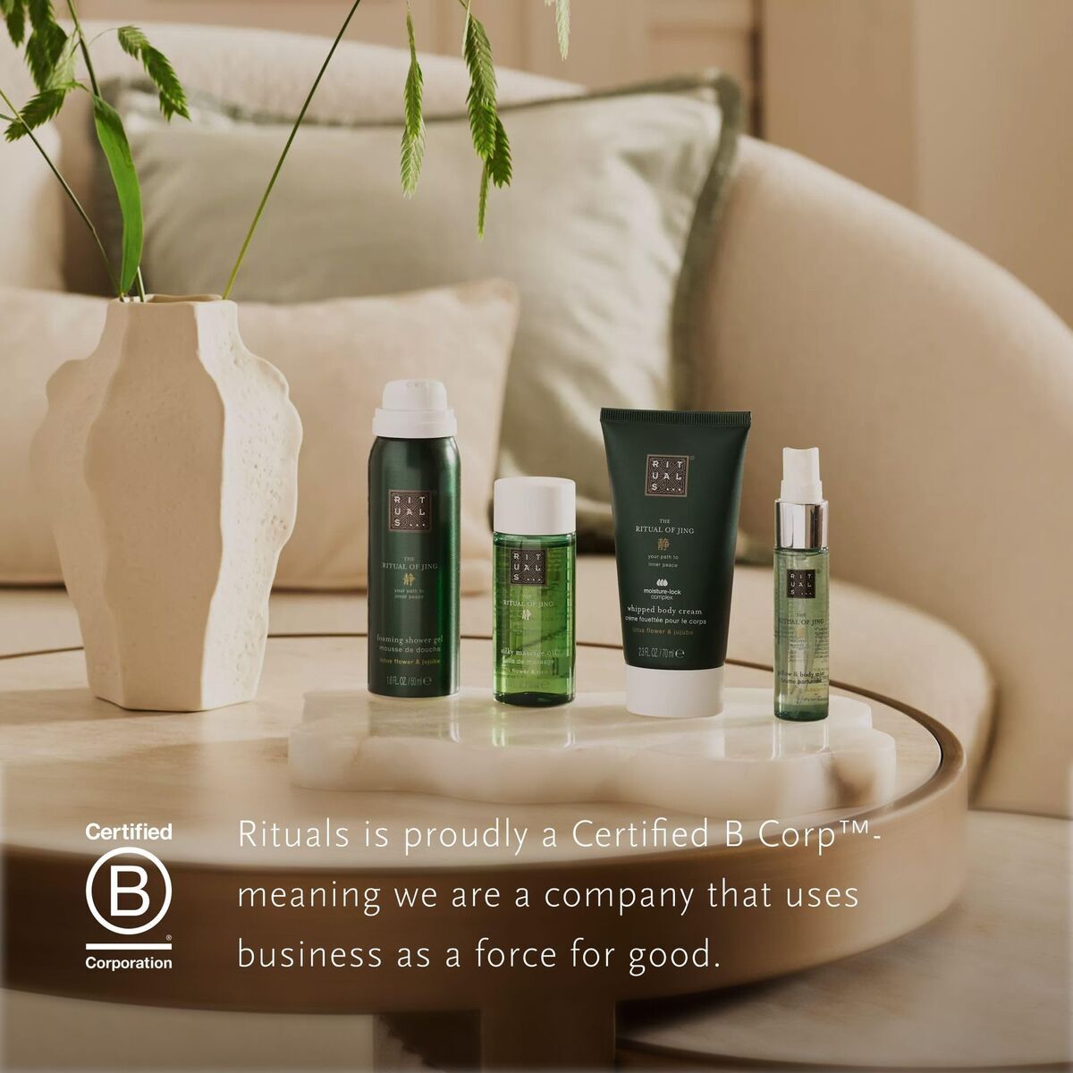 Cosmeticaset voor Dames Rituals THE RITUAL OF JING 4 Onderdelen - Schoonheid, Huidverzorging - Rituals