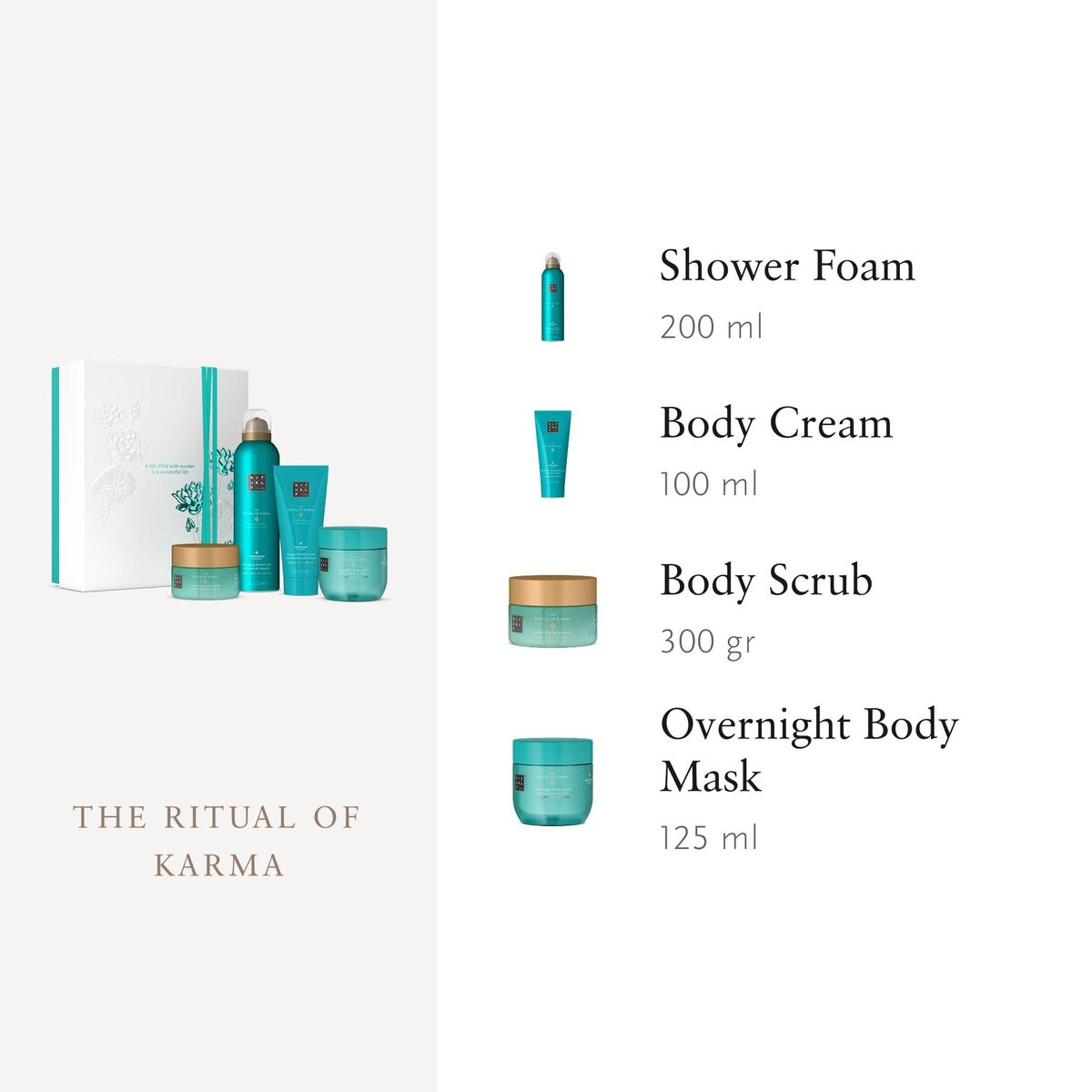 Cosmetica Set Rituals THE RITUAL OF KARMA 4 Onderdelen