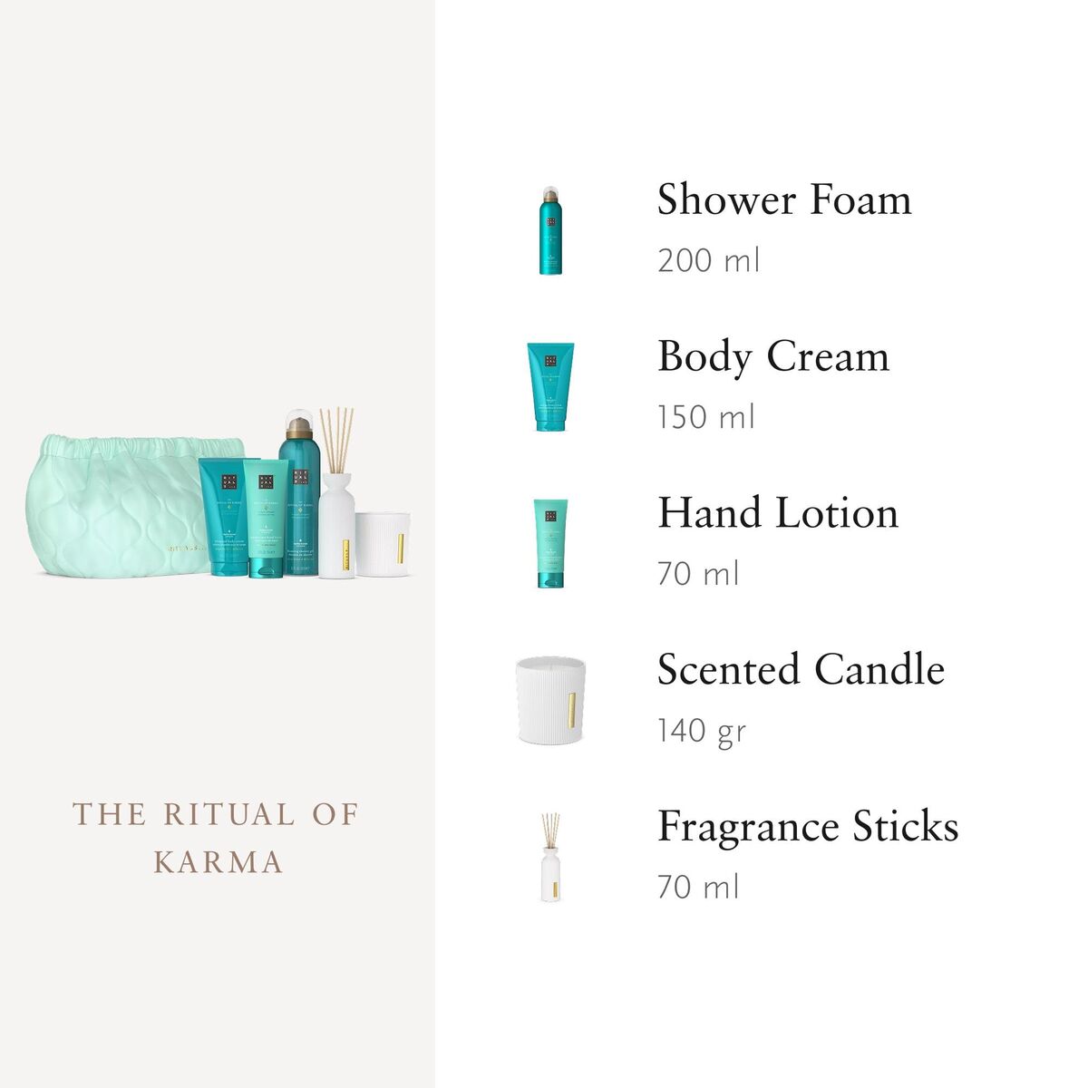 Body Lotion Rituals THE RITUAL OF KARMA 5 Onderdelen