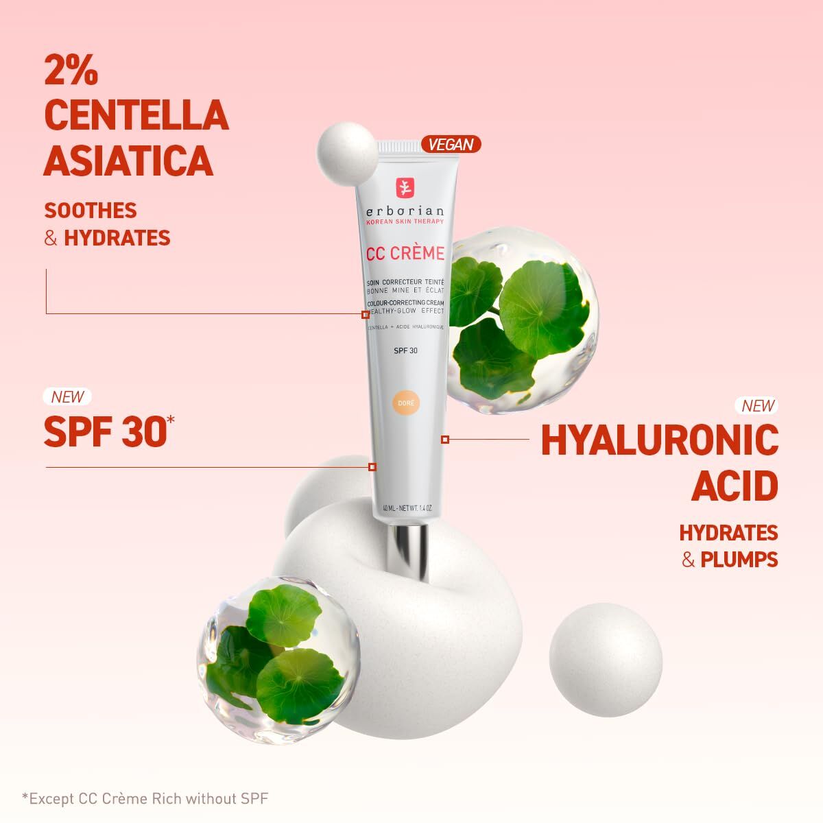 Make-up Set Erborian CC CREAM centella asiática