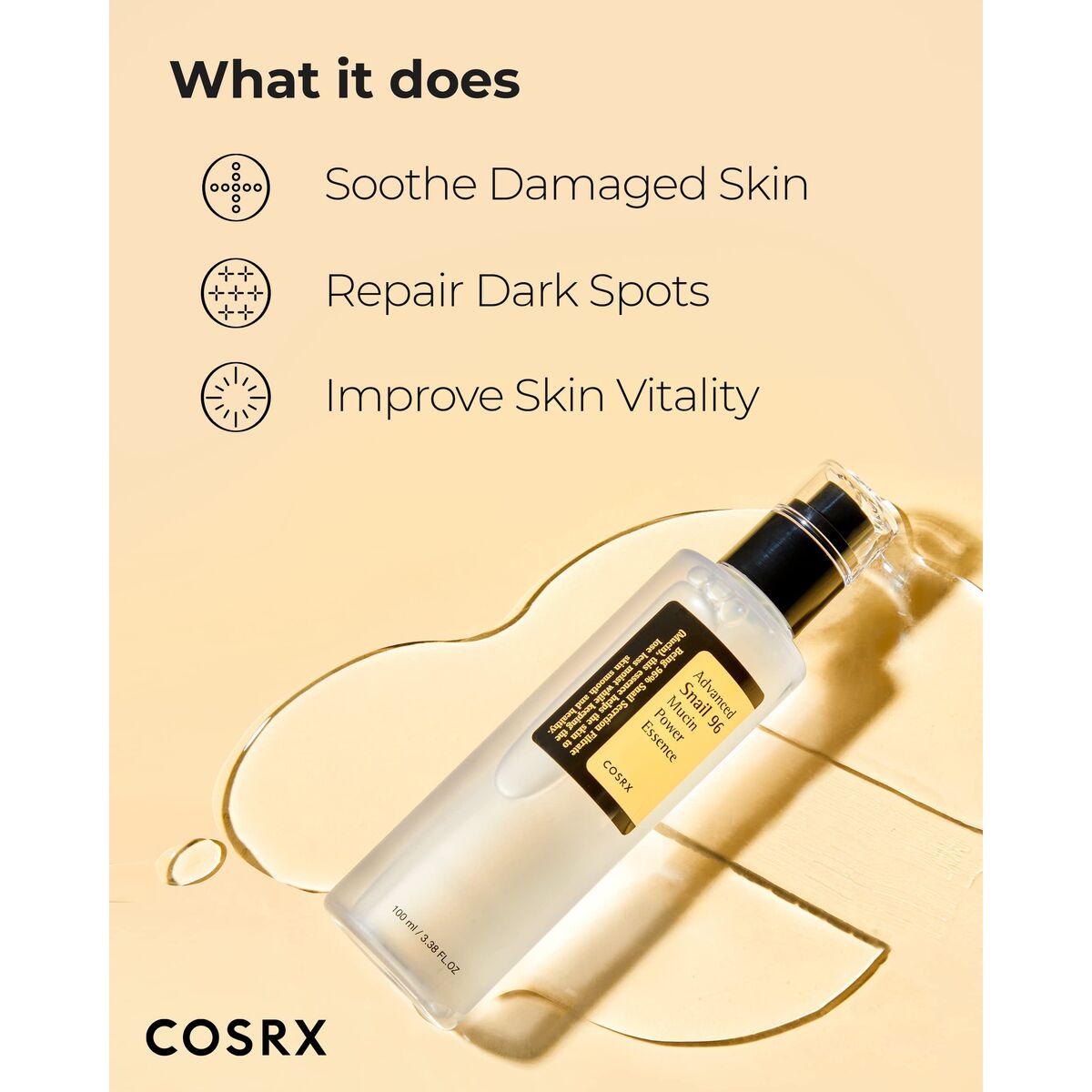 Anti - Rimpelcrème Cosrx Advanced Snail 96 Mucin Power Essence 100 ml - Schoonheid, Huidverzorging - Cosrx