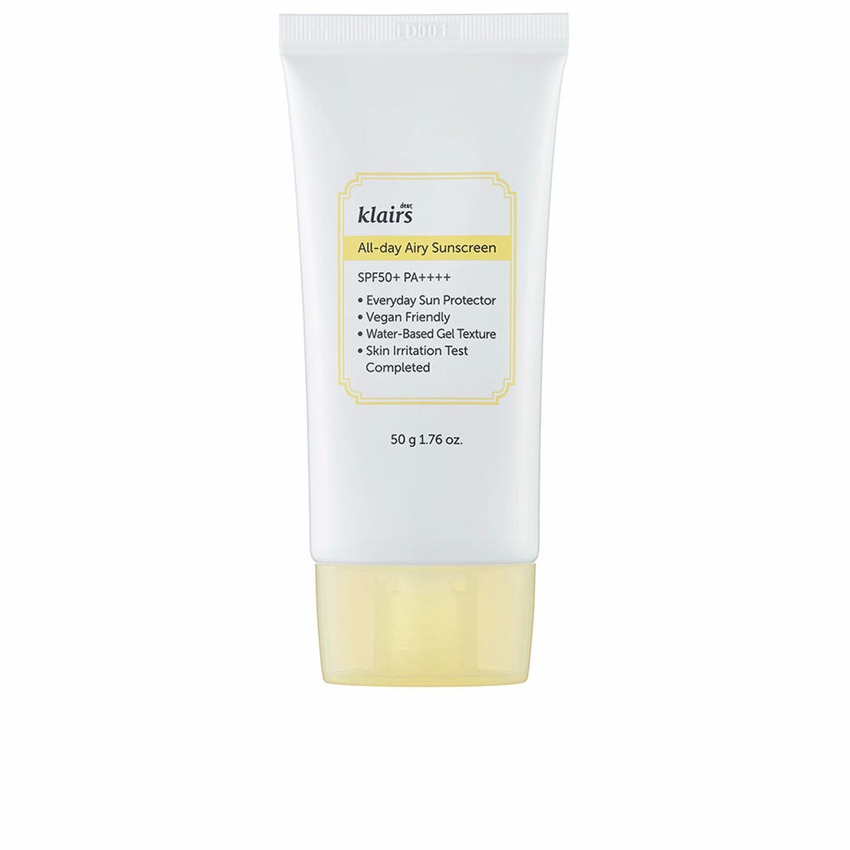Gezichtszonnecrème Klairs All-Day Airy Spf 50+ 50 g