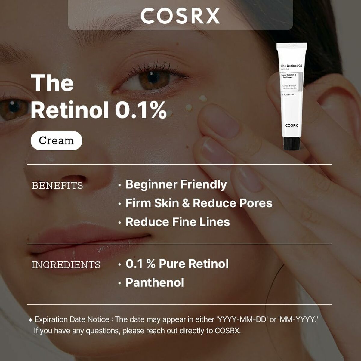 Dagcrème Cosrx THE RETINOL - Schoonheid, Huidverzorging - Cosrx