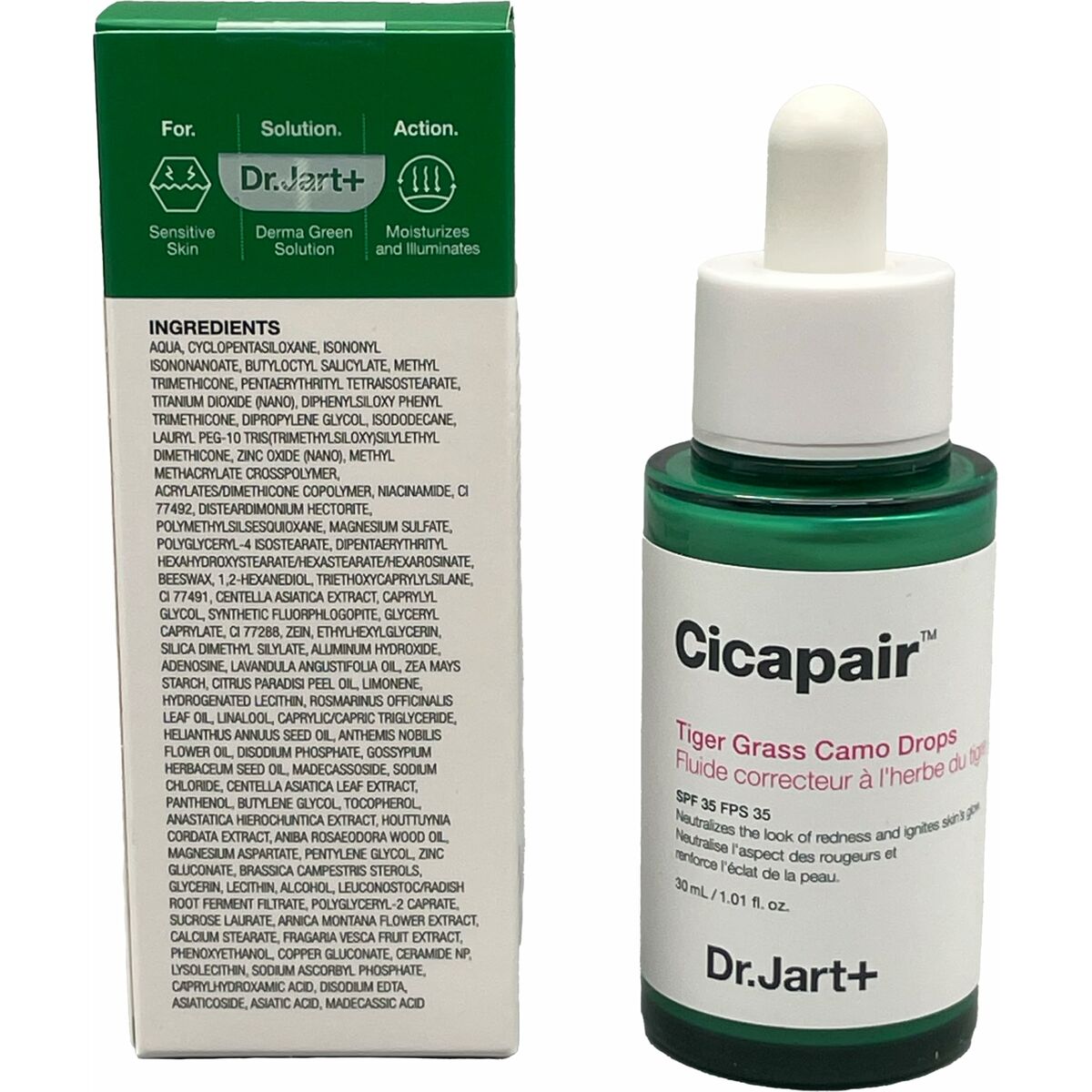 Gezichts Corrector DR.JART+ CICAPAIR Spf 35 30 ml