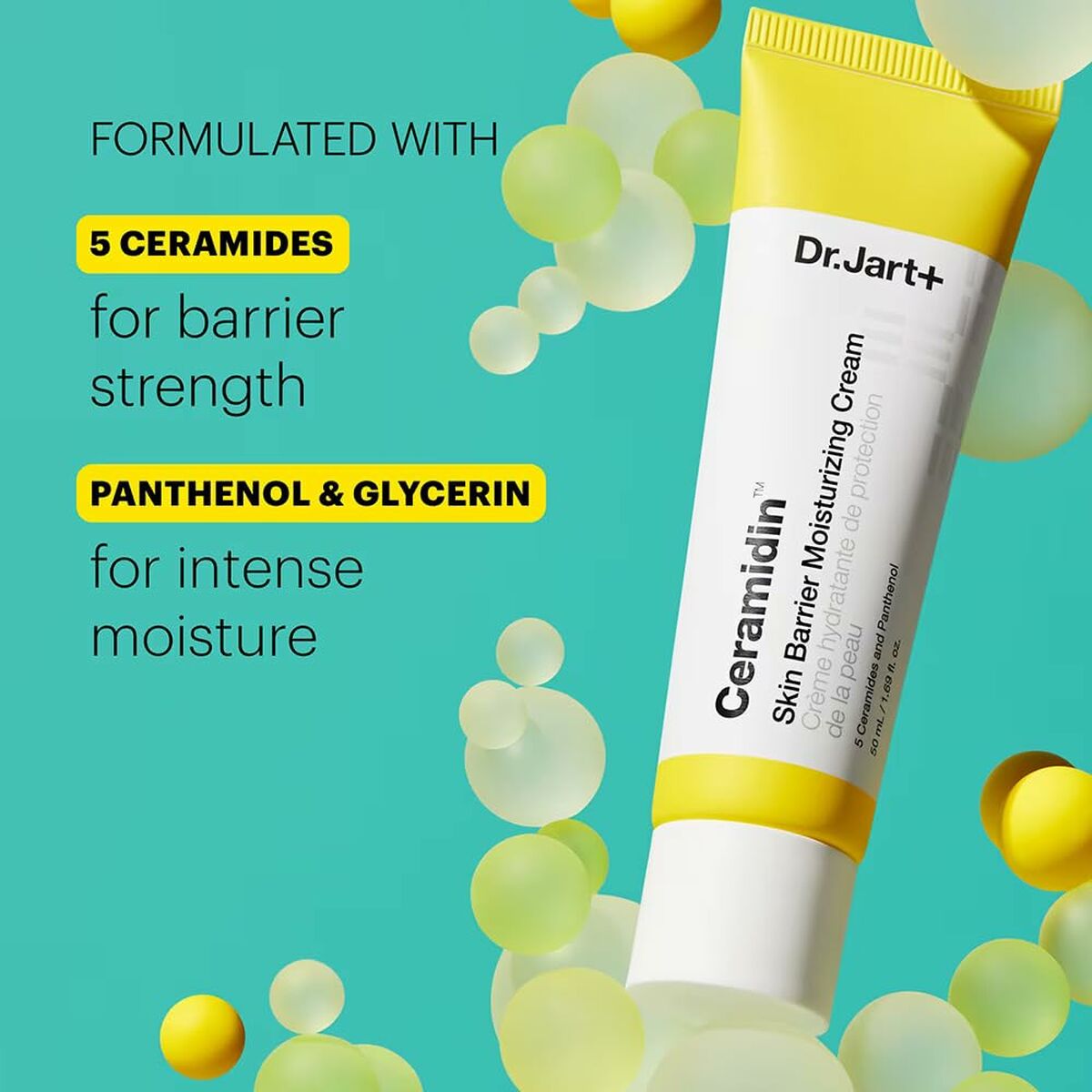 Beschermende crème DR.JART+ CERAMIDIN 50 ml - Schoonheid, Huidverzorging - DR.JART+