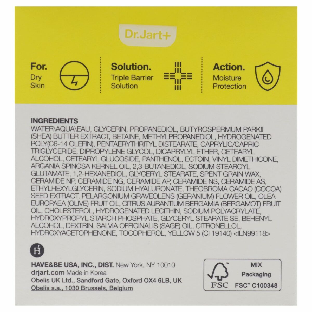 Gezichtscrème DR.JART+ CERAMIDIN 50 ml - Schoonheid, Huidverzorging - DR.JART+