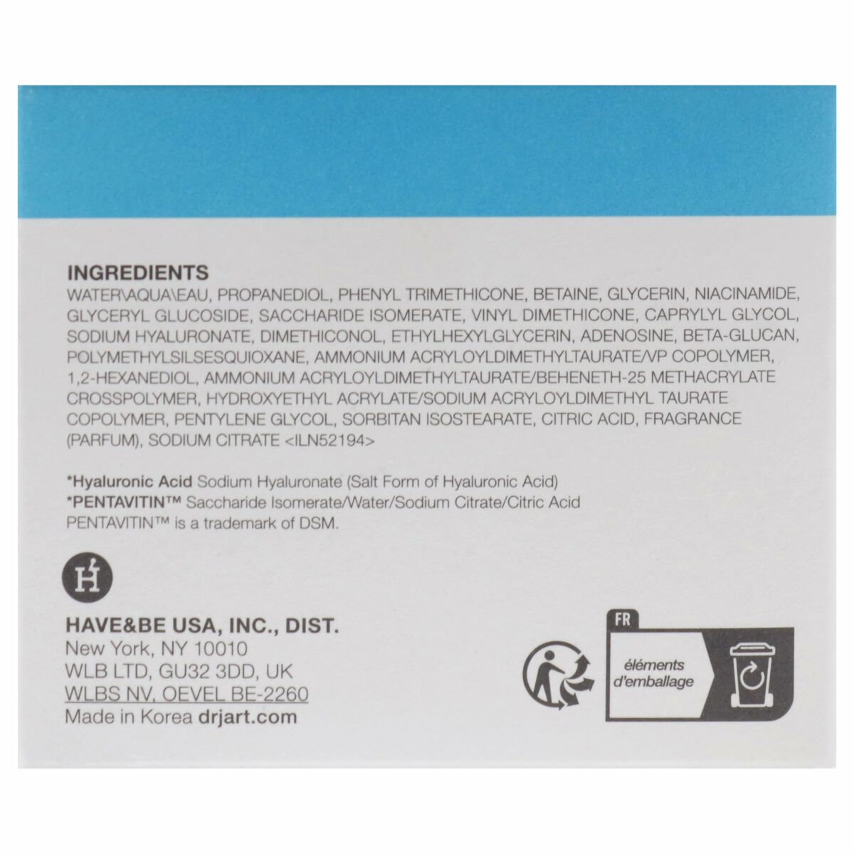 Hydraterende Crème DR.JART+ VITAL HYDRA SOLUTION 50 ml