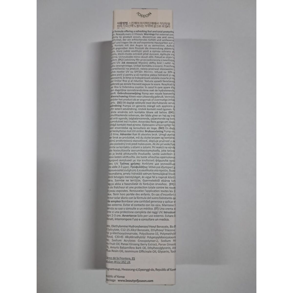 Gezichtsserum Beauty of Joseon GINSENG Spf 50 Spf 50+ 50 ml