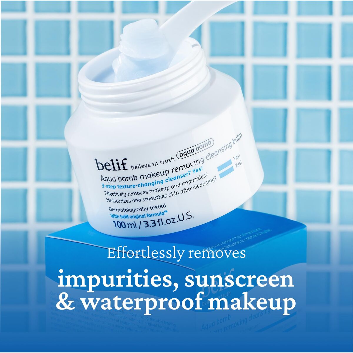 Gezichtsmake-Up Verwijderaar Belif AQUA BOMB 100 ml