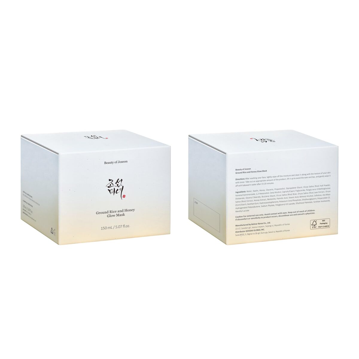 Gezichtscrème Beauty of Joseon GROUND RICE AND HONEY 150 ml