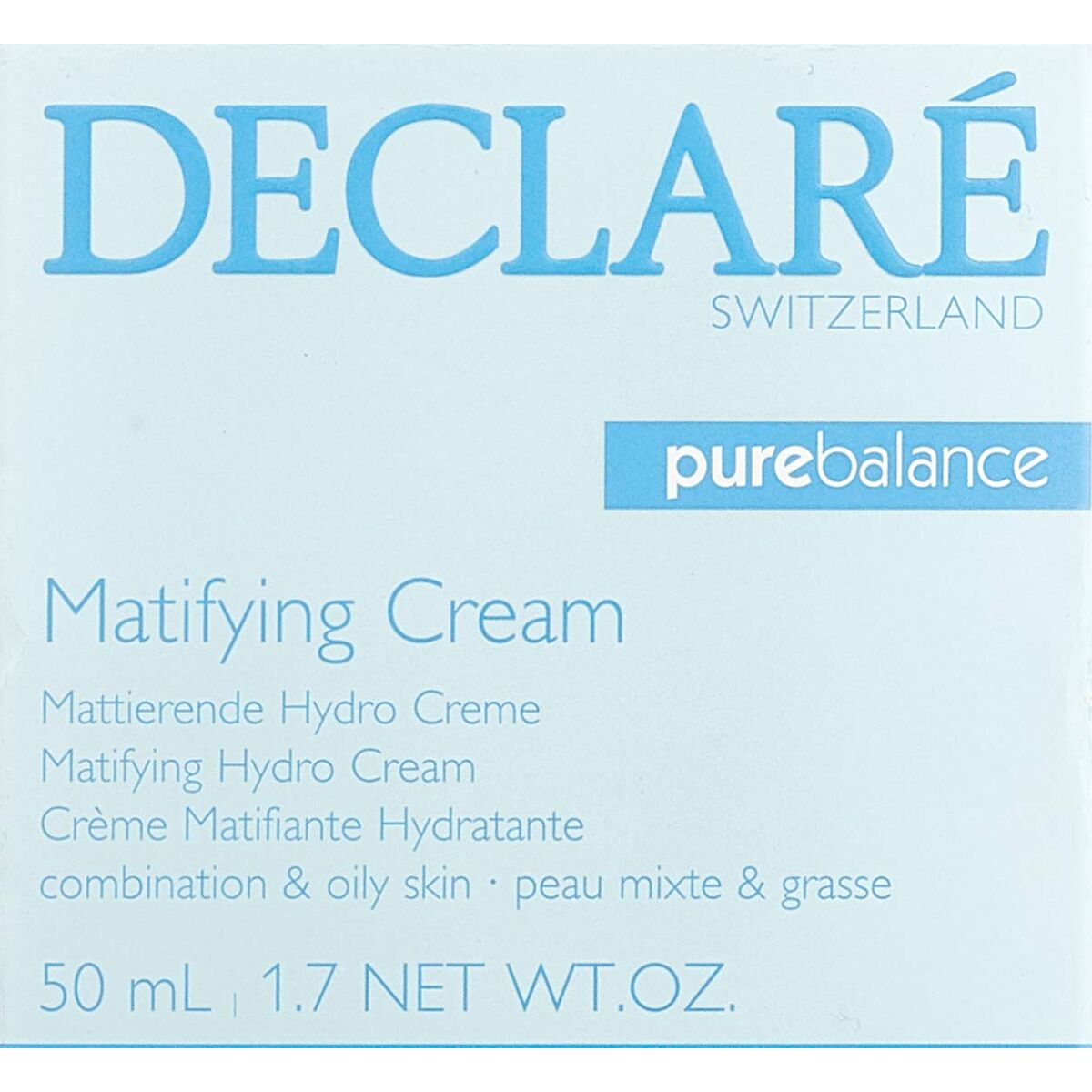 Gezichtscrème Declaré Pure Balance 50 ml - Schoonheid, Huidverzorging - Declaré