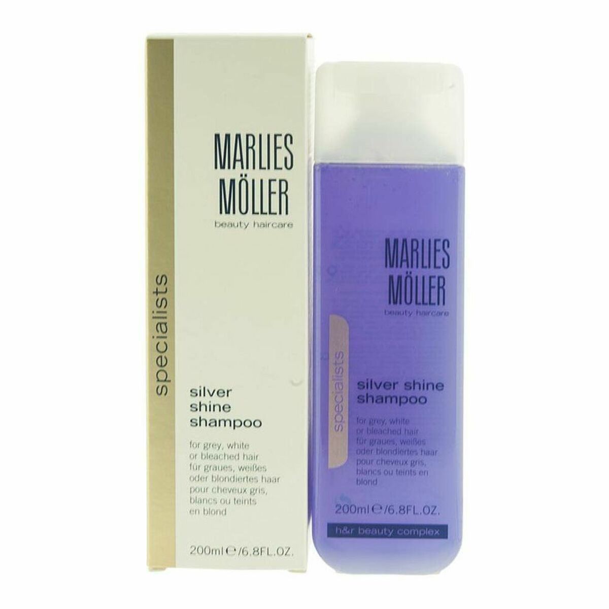 Kleurneutraliserende shampoo Silver Shine Marlies Möller 200 ml - Schoonheid, Haarverzorging - Marlies Möller