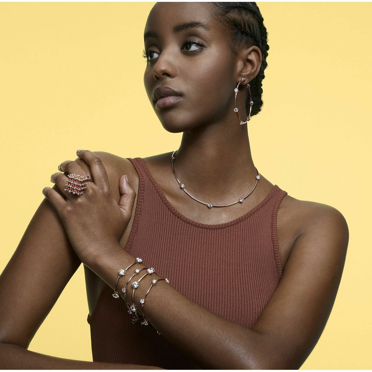 Armband Dames Swarovski 5609711 Roze