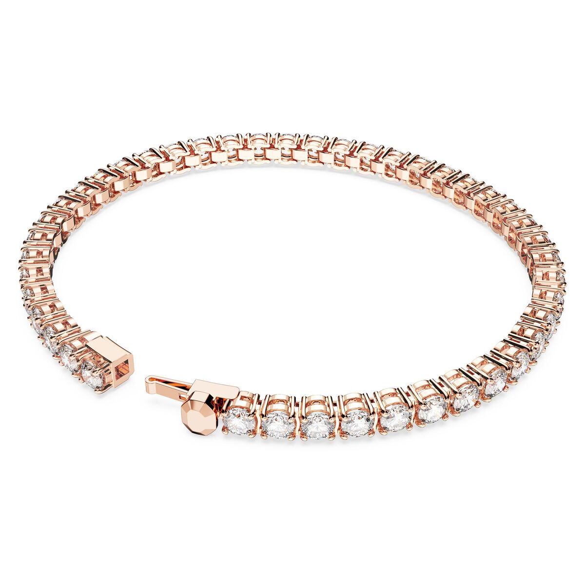 Swarovski Matrix 5657661 Dames Tennisarmband Roségoud Kristal - Sieraden, Vrouwen - Swarovski