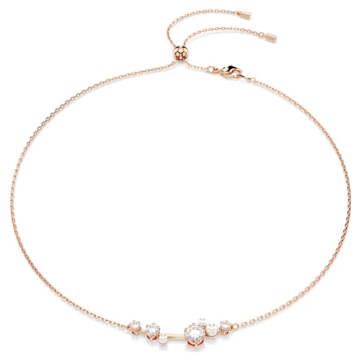 Swarovski Constella 5729504 Dames Ketting Rosé Goud Kristal - Sieraden, Vrouwen - Swarovski