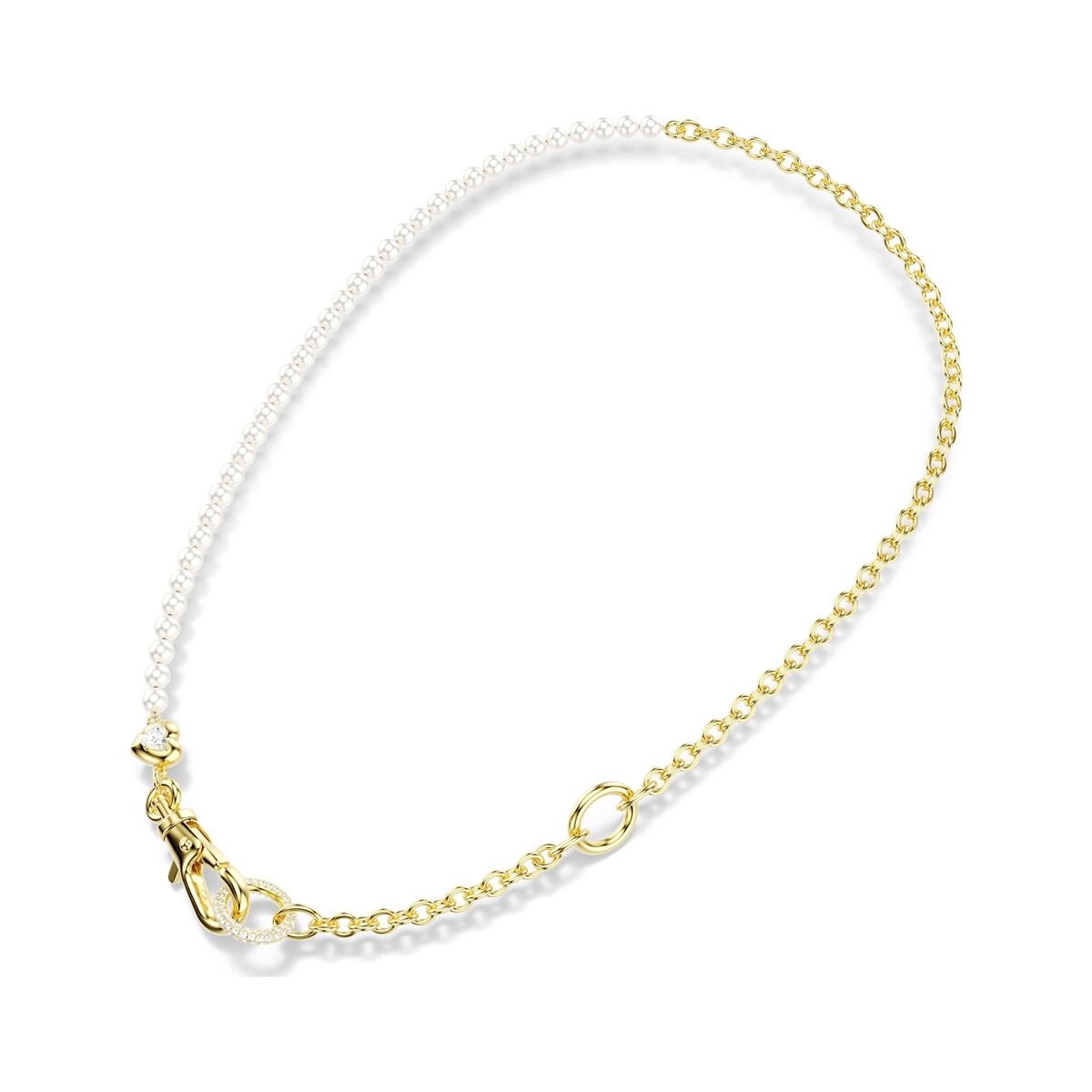Ketting Dames Swarovski 5742961 Wit Gouden - Sieraden, Vrouwen - Swarovski