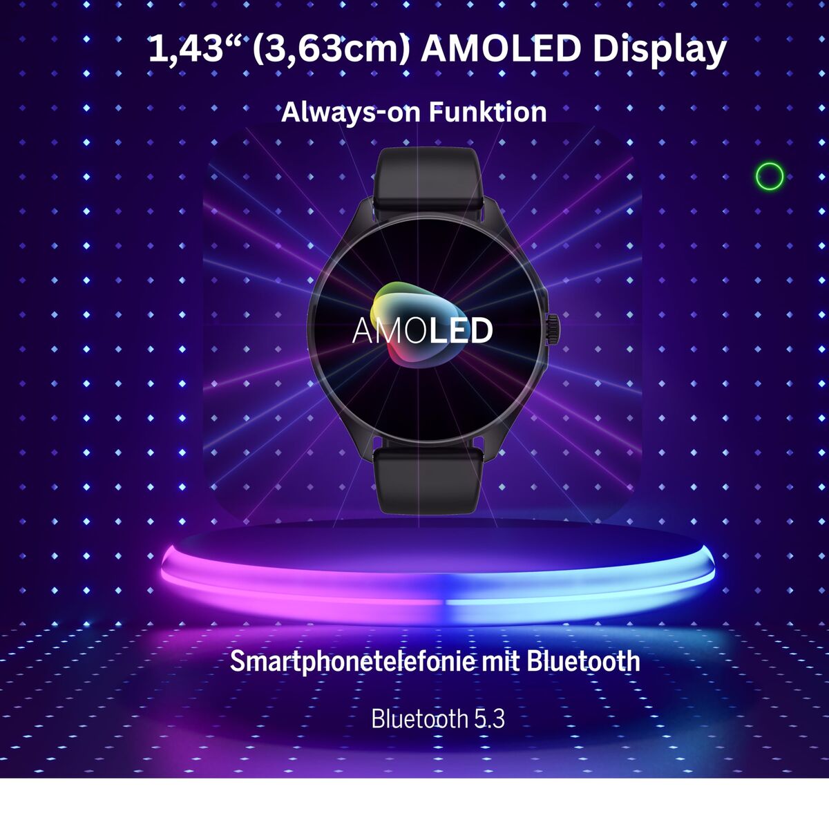 Smartwatch beafon WATCH 402 43 mm 1,43" Zwart