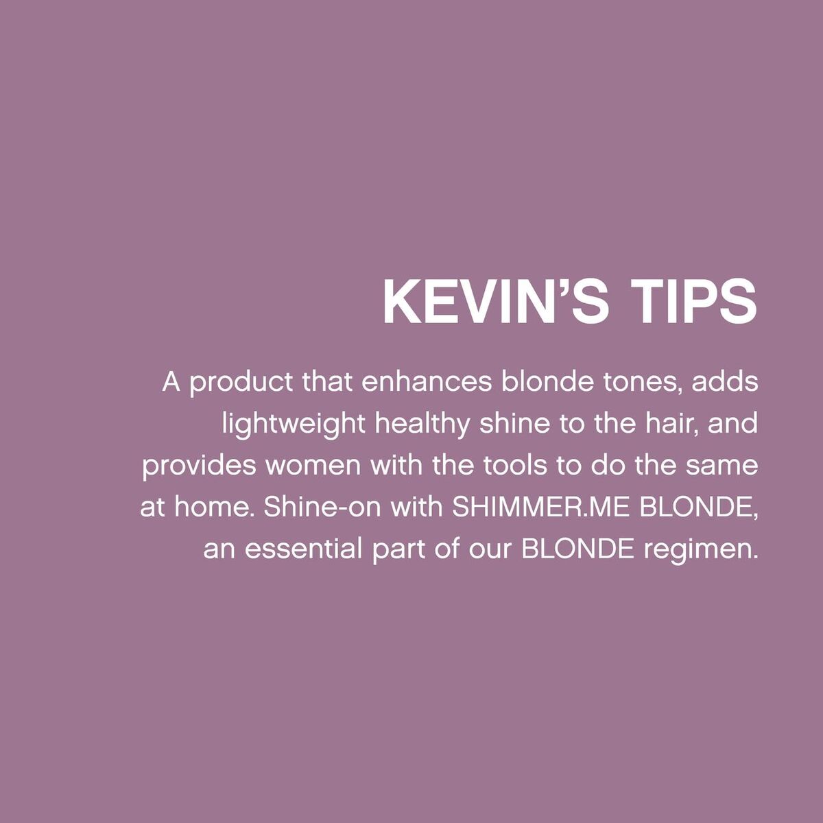 Conditioner Kevin Murphy Shimmer-Me Blonde 100 ml