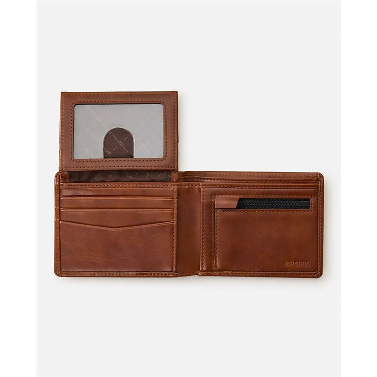 Portefeuille Heren Rip Curl Stapler Pu All Day Donkerbruin - Kleding, Heren - Rip Curl