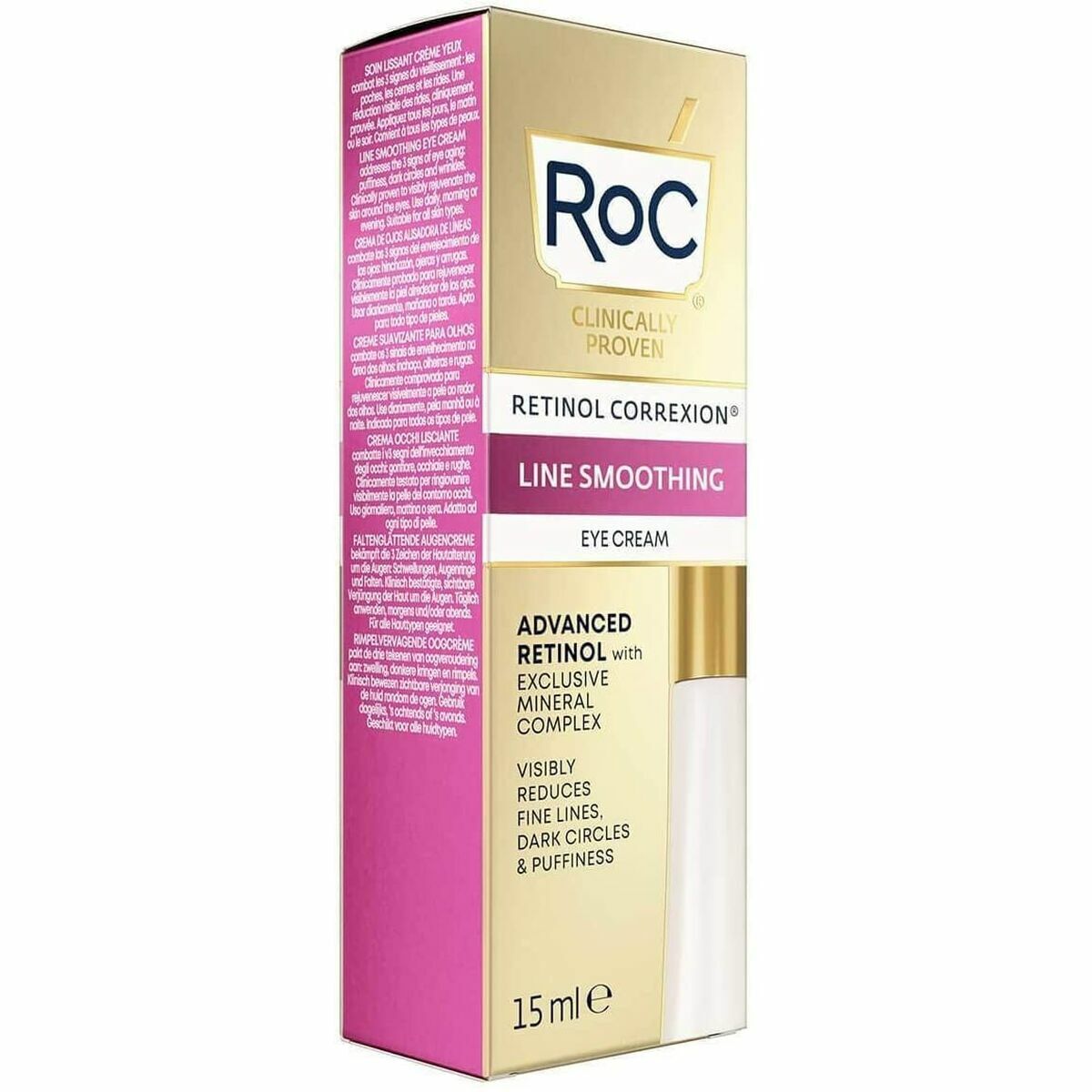 Oogcontourcrème Roc Line Smoothing Advanced Retinol 15 ml Retinol - Schoonheid, Huidverzorging - Roc