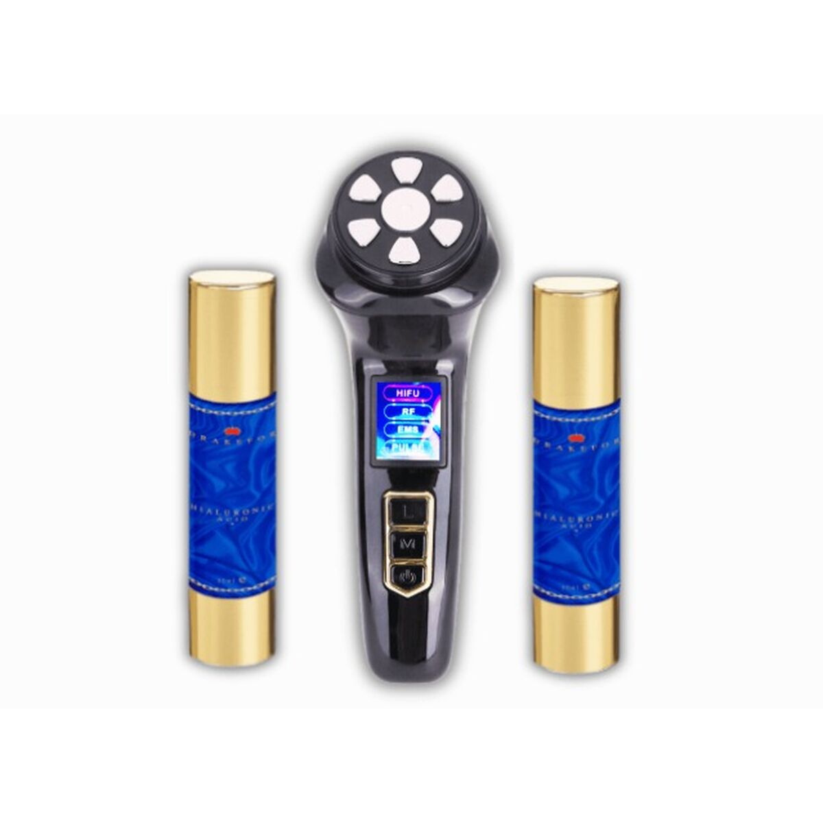 Gezichtsmassager met Radiofrequentie, Fototherapie en Elektrostimulatie Drakefor HIFU PRO MAX Wit - Schoonheid, Huidverzorging - Drakefor