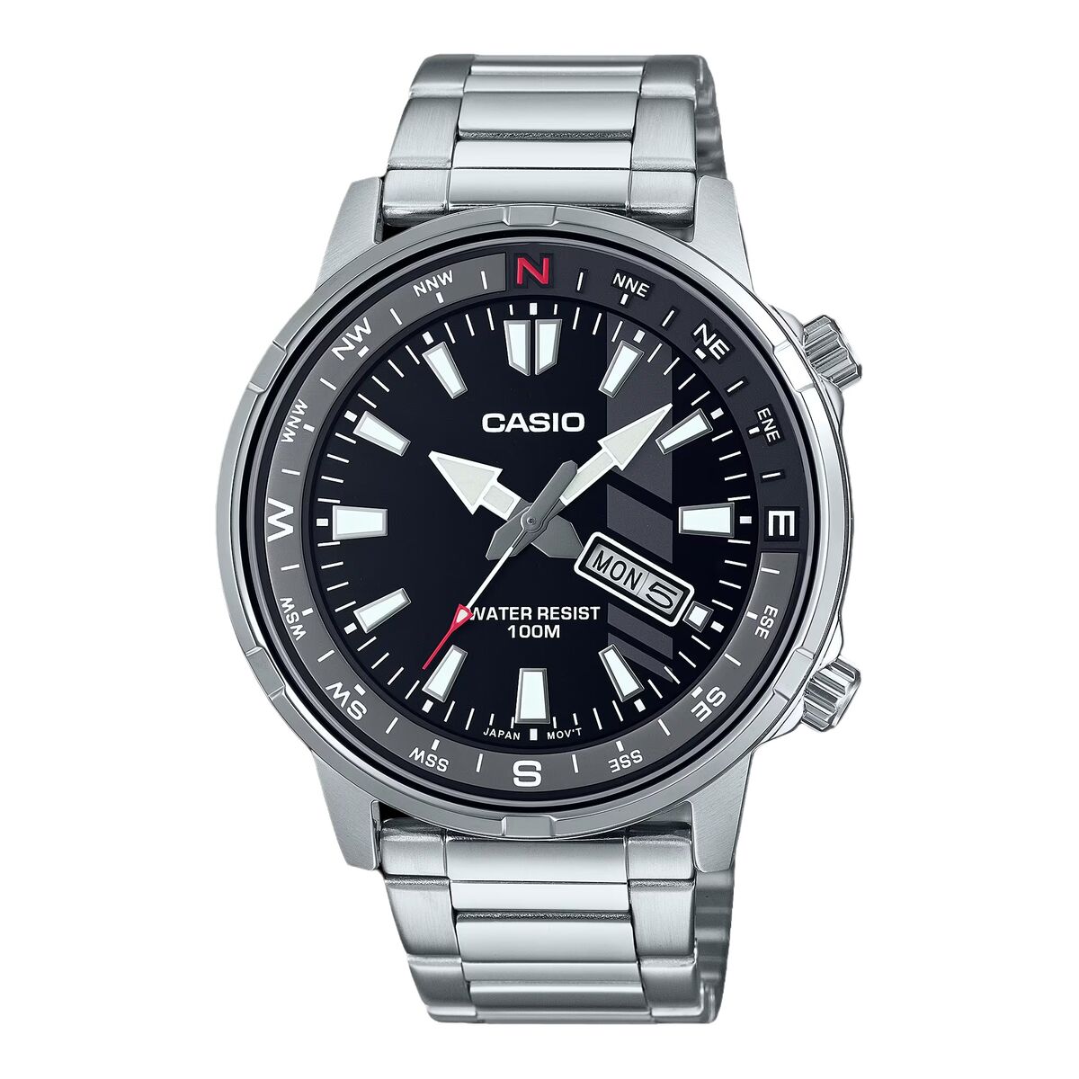 Horloge Heren Casio MTD - 130D - 1A2VDF Zilverkleurig (Ø 44 mm) - Klokken, Heren - Casio