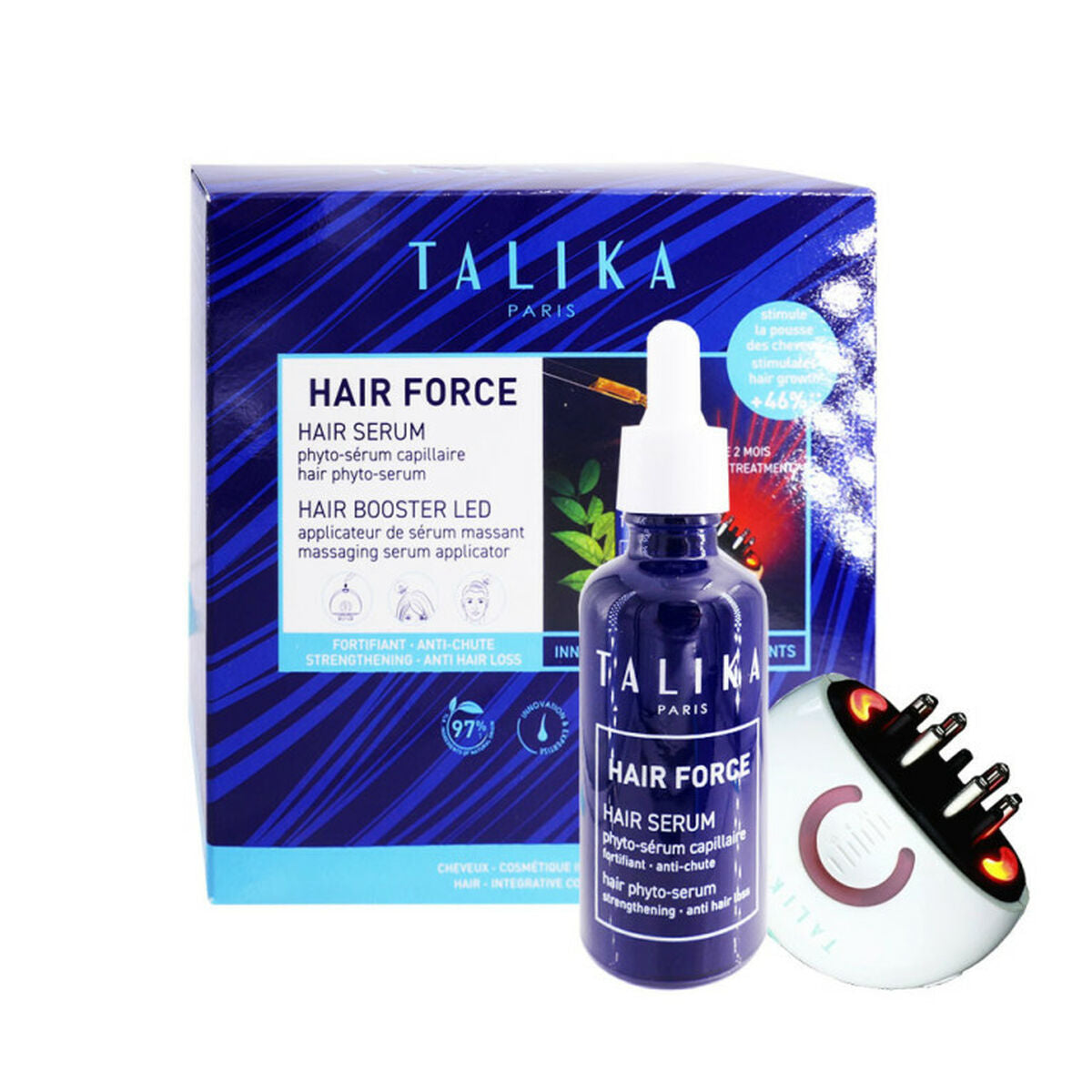 Kappersset Talika Hair Force Lote Anti - val 2 Onderdelen - Schoonheid, Haarverzorging - Talika