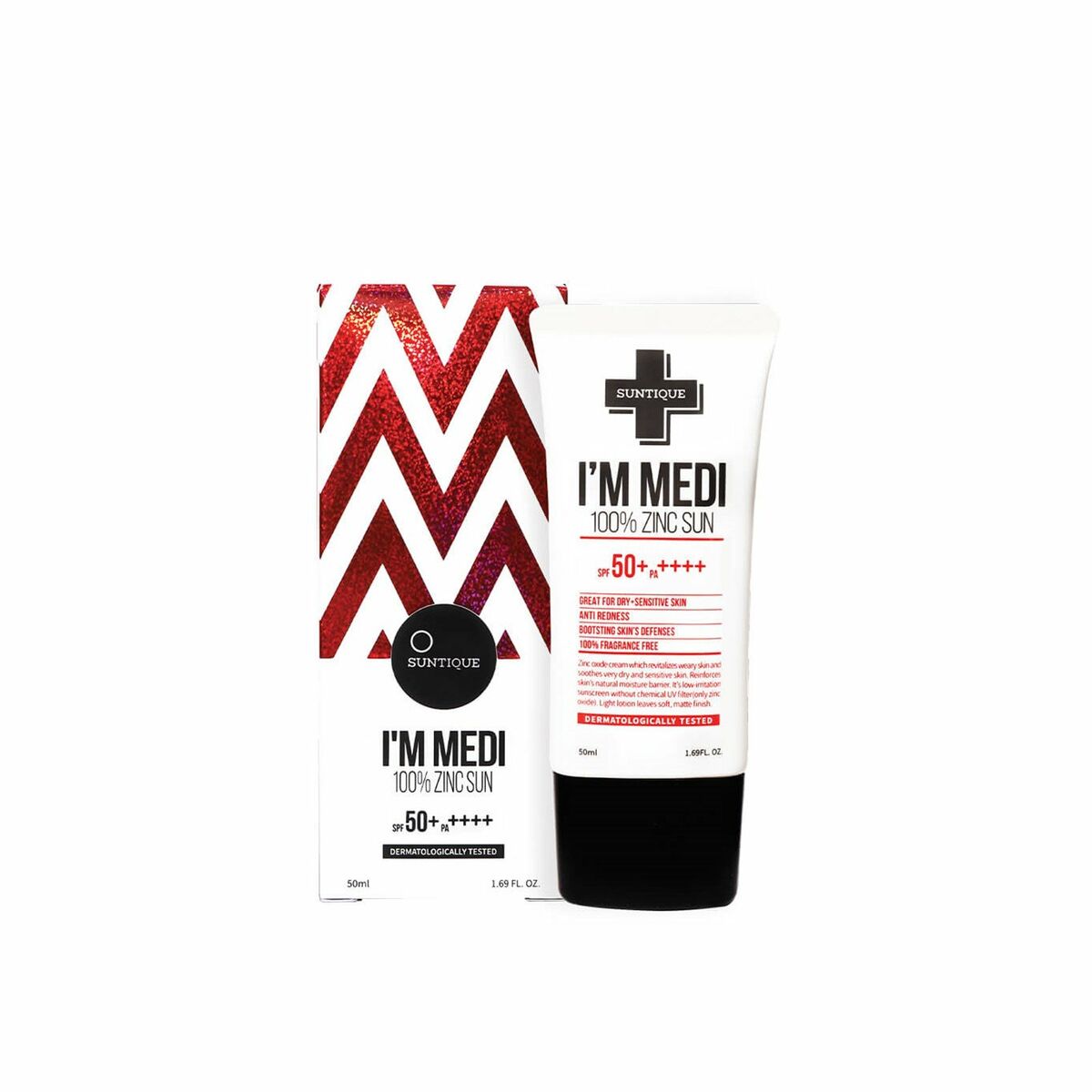 Gezichtszonnecrème Suntique M Medi Spf 50+ 50 ml - Schoonheid, Huidverzorging - Suntique