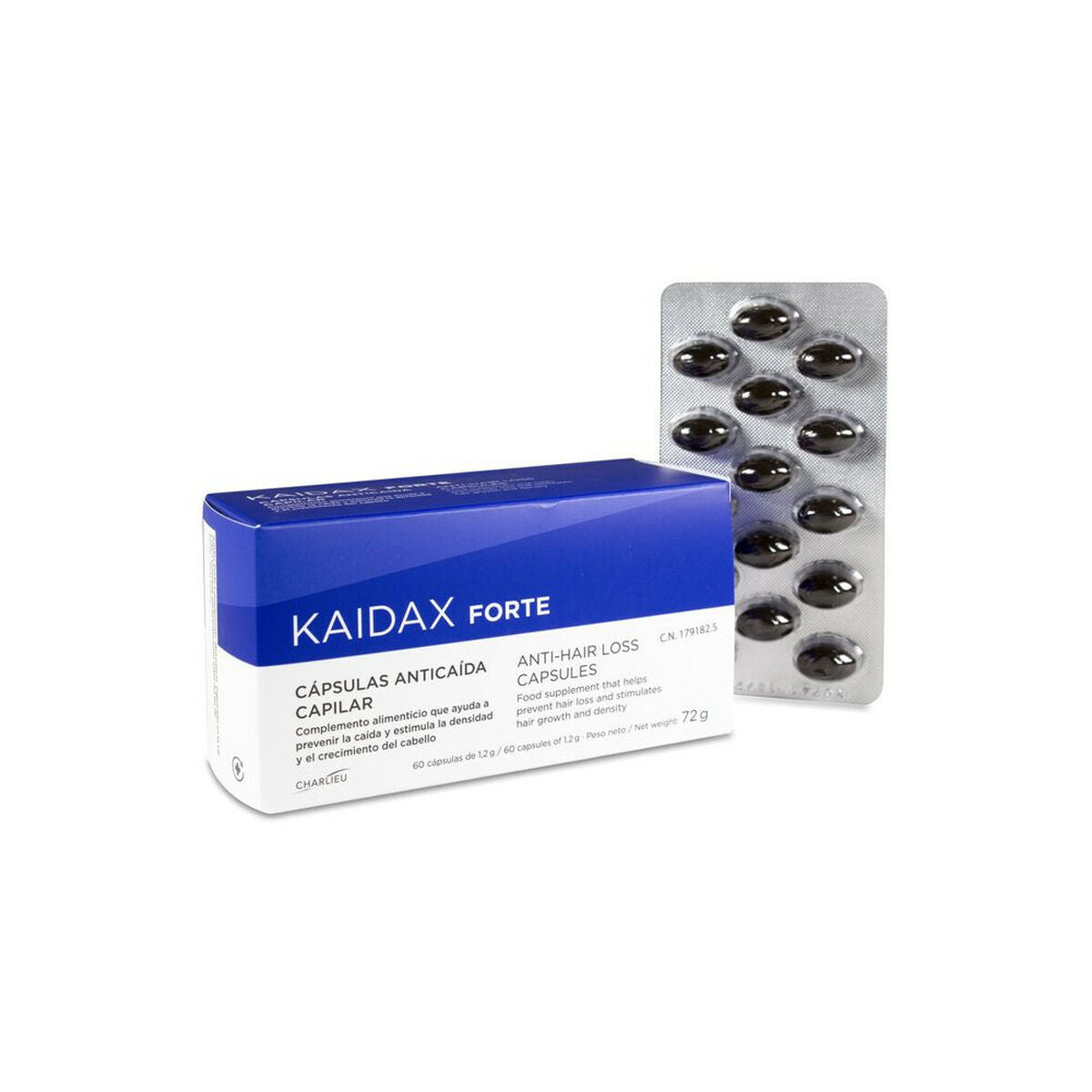 Haaruitval Voedingssupplement Topicrem Kaidax Forte (60 Stuks) - Schoonheid, Haarverzorging - Topicrem