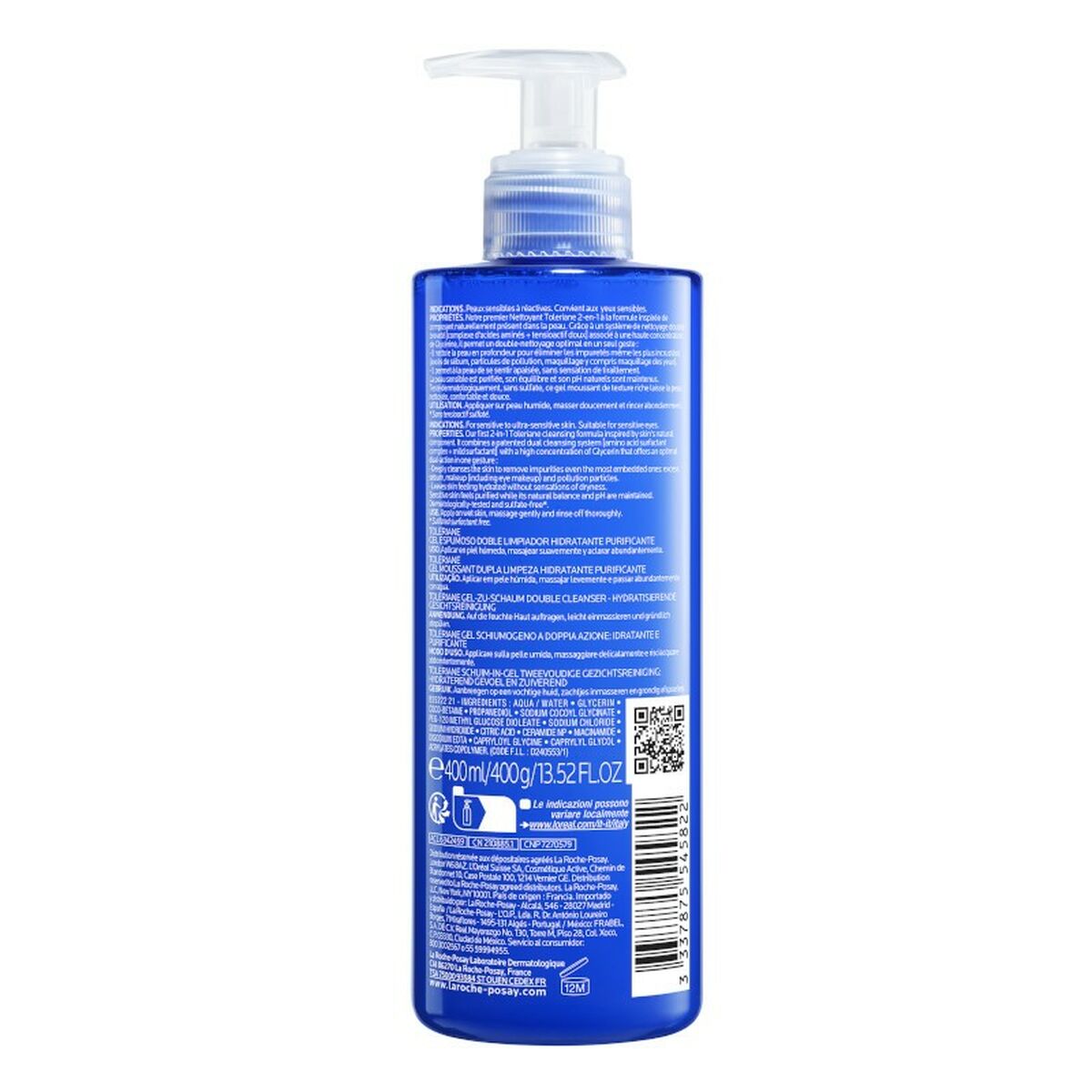 Gezichtsreinigingsgel La Roche Posay Toleriane 400 ml