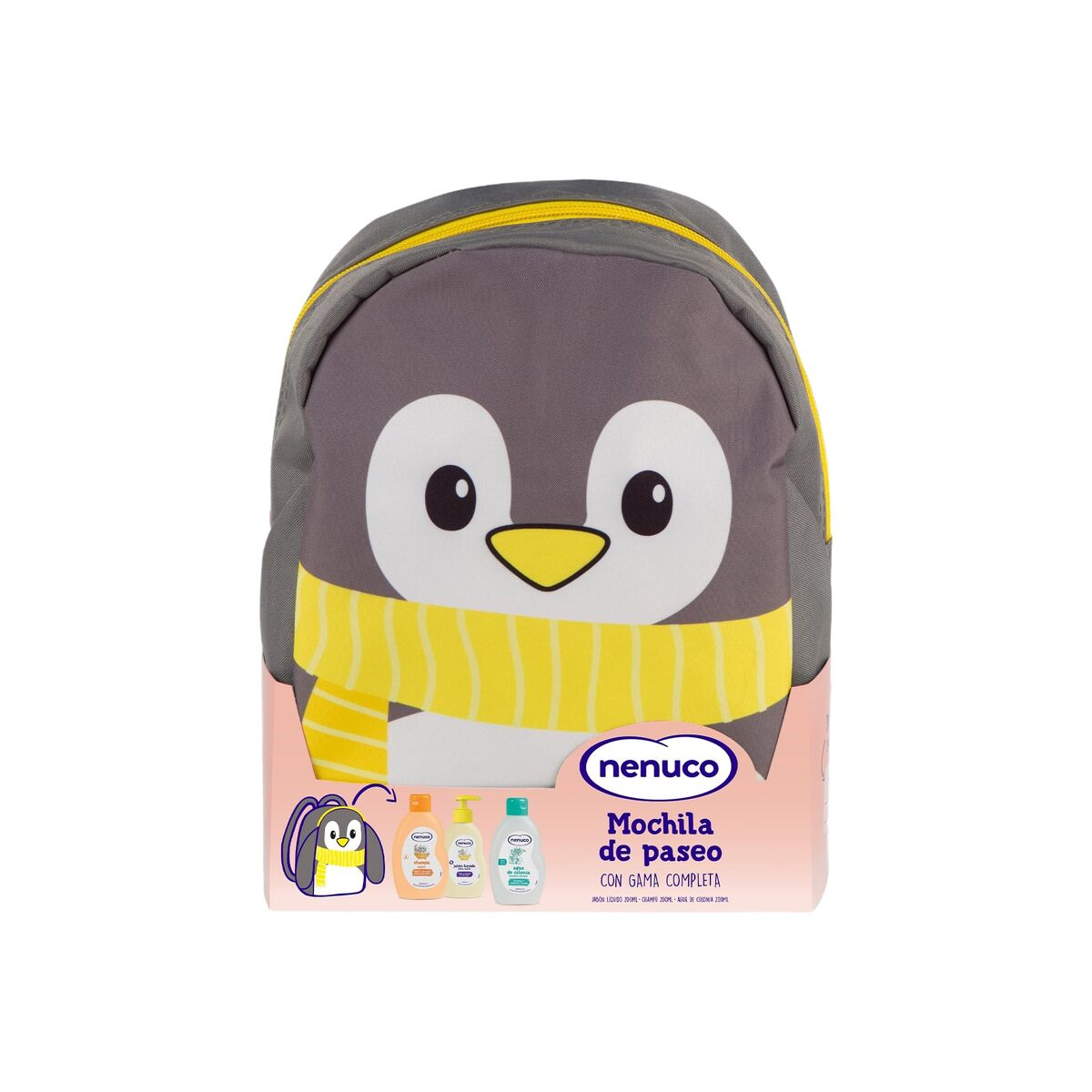 Hygiëneset Nenuco MOCHILA PINGÜINO 4 Onderdelen - Baby, Hygiëne en verzorging - Nenuco
