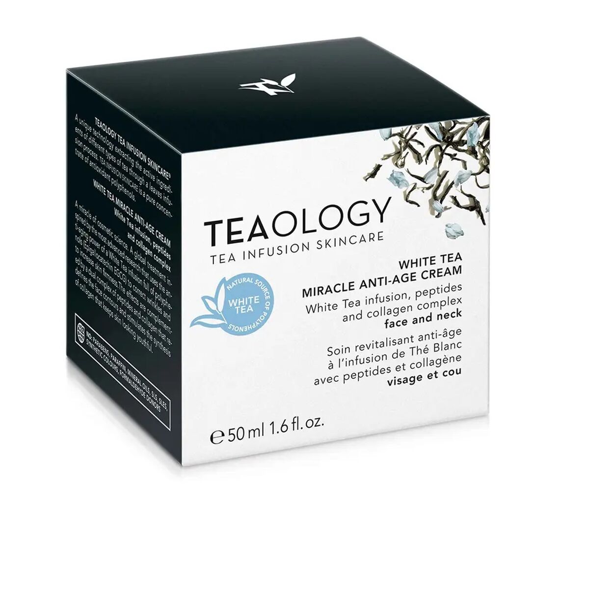 Anti-Veroudering Crème Teaology White Tea 50 ml Witte Thee