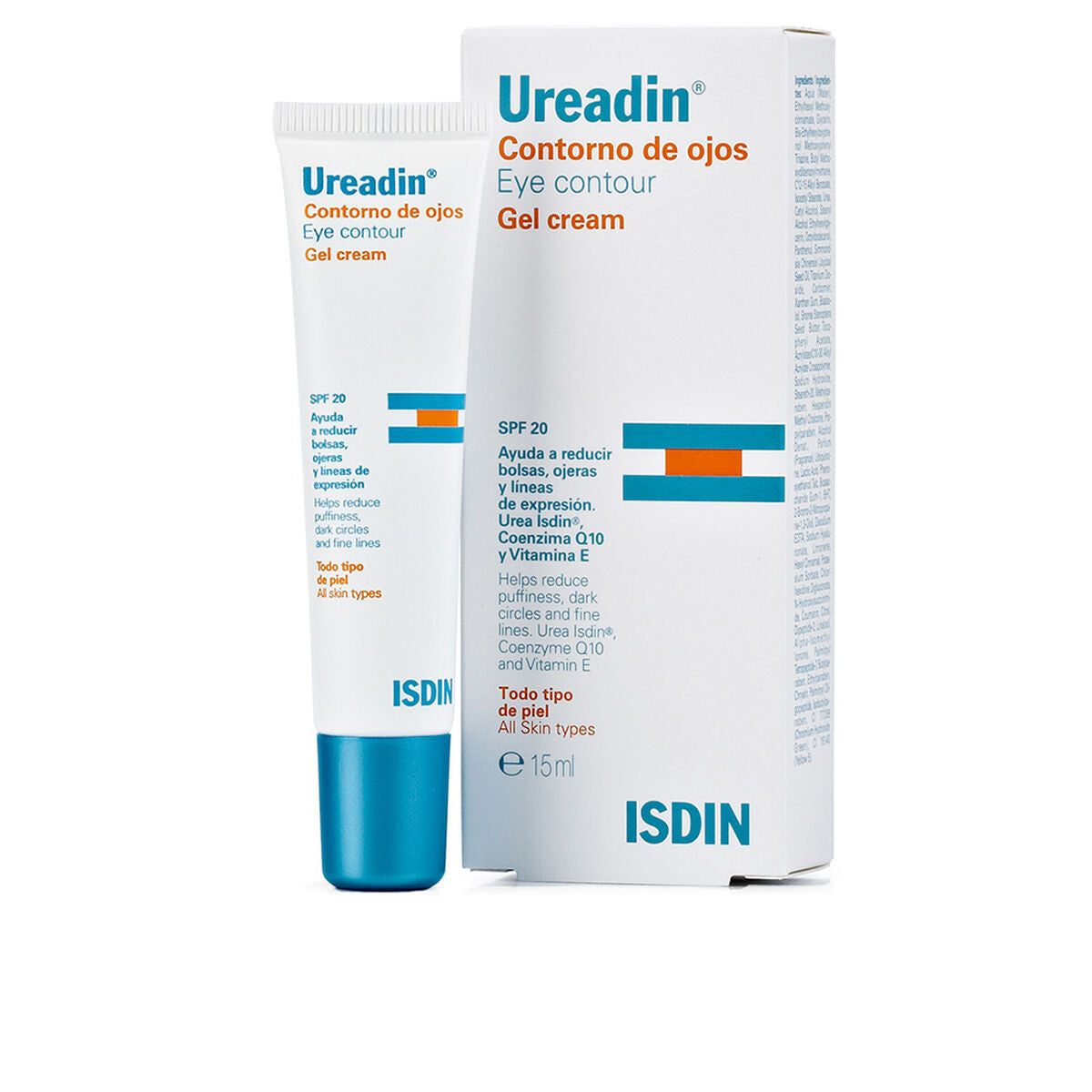 Oogcontourcrème Isdin Ureadin 15 ml Anti Wallen - Schoonheid, Huidverzorging - Isdin