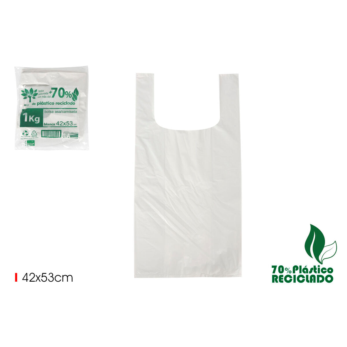 Multifunctionele tas Inde 42 x 53 cm (10 Stuks) - Huis en koken, Opslag en organisatie - Inde