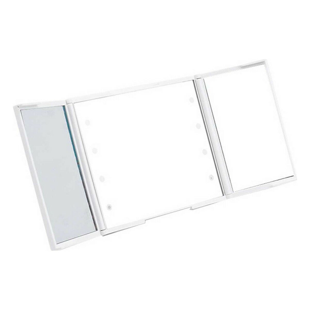 Zakspiegel Berilo Wit ABS 1,5 x 9,5 x 11,5 cm LED Licht (12 Stuks) - Schoonheid, Gebruiksvoorwerpen en accessoires - Berilo