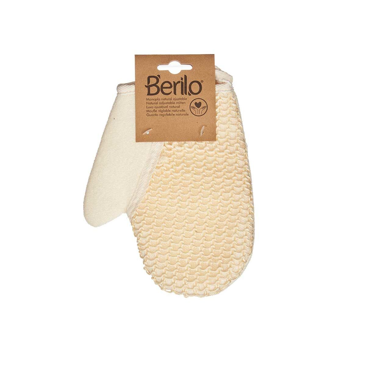 Exfoliërende Handschoen Berilo Wit Beige (12 Stuks) - Schoonheid, Baden en persoonlijke hygiëne - Berilo