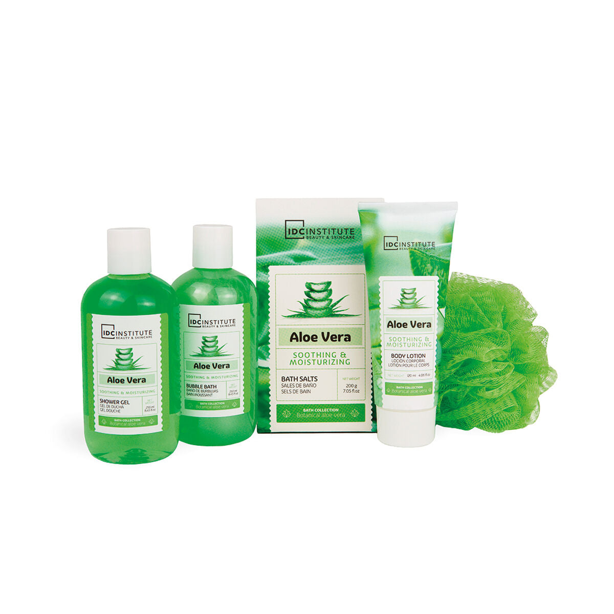 Badset IDC Institute Aloe Vera 6 Onderdelen - Schoonheid, Baden en persoonlijke hygiëne - IDC Institute