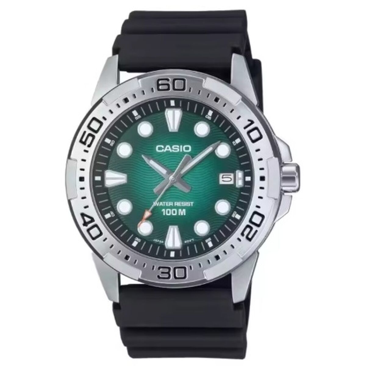 Horloge Heren Casio DIVER 100M - GREEN (Ø 43,5 mm) - Klokken, Heren - Casio