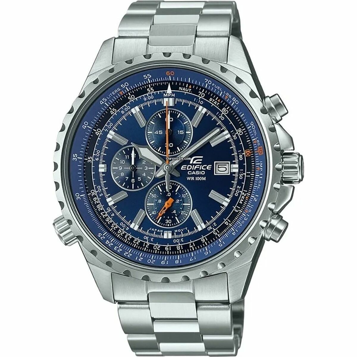 Horloge Heren Casio EDIFICE Zilverkleurig