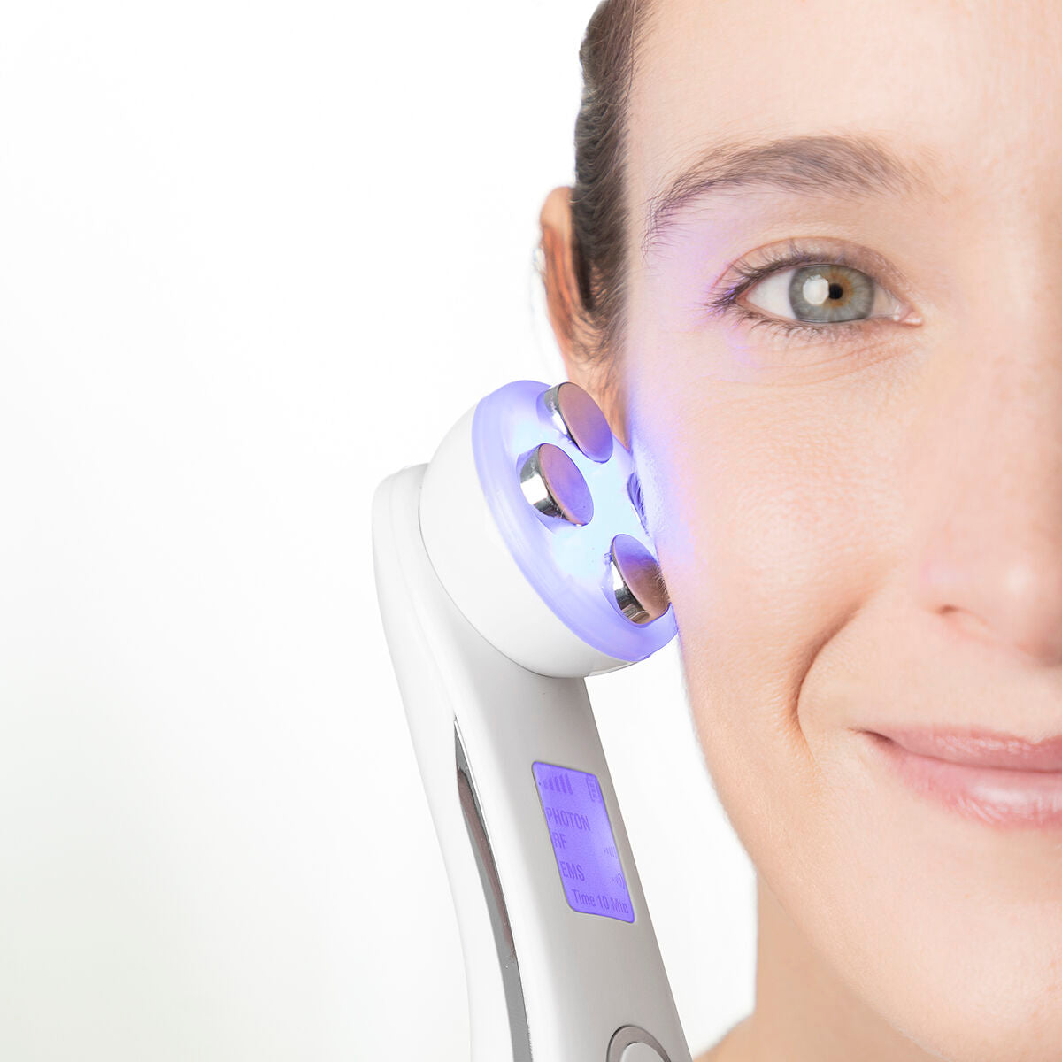 Gezichtsmassager met Radiofrequentie, Fototherapie en Elektrostimulatie Wace InnovaGoods - Schoonheid, Huidverzorging - InnovaGoods