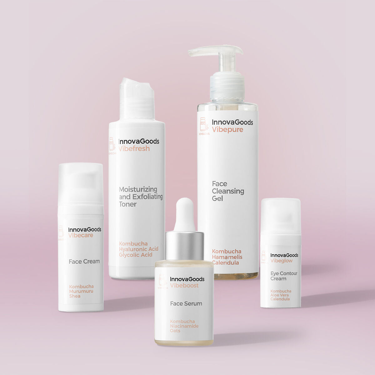 Gezichtsroutinepakket Kombucha InnovaGoods