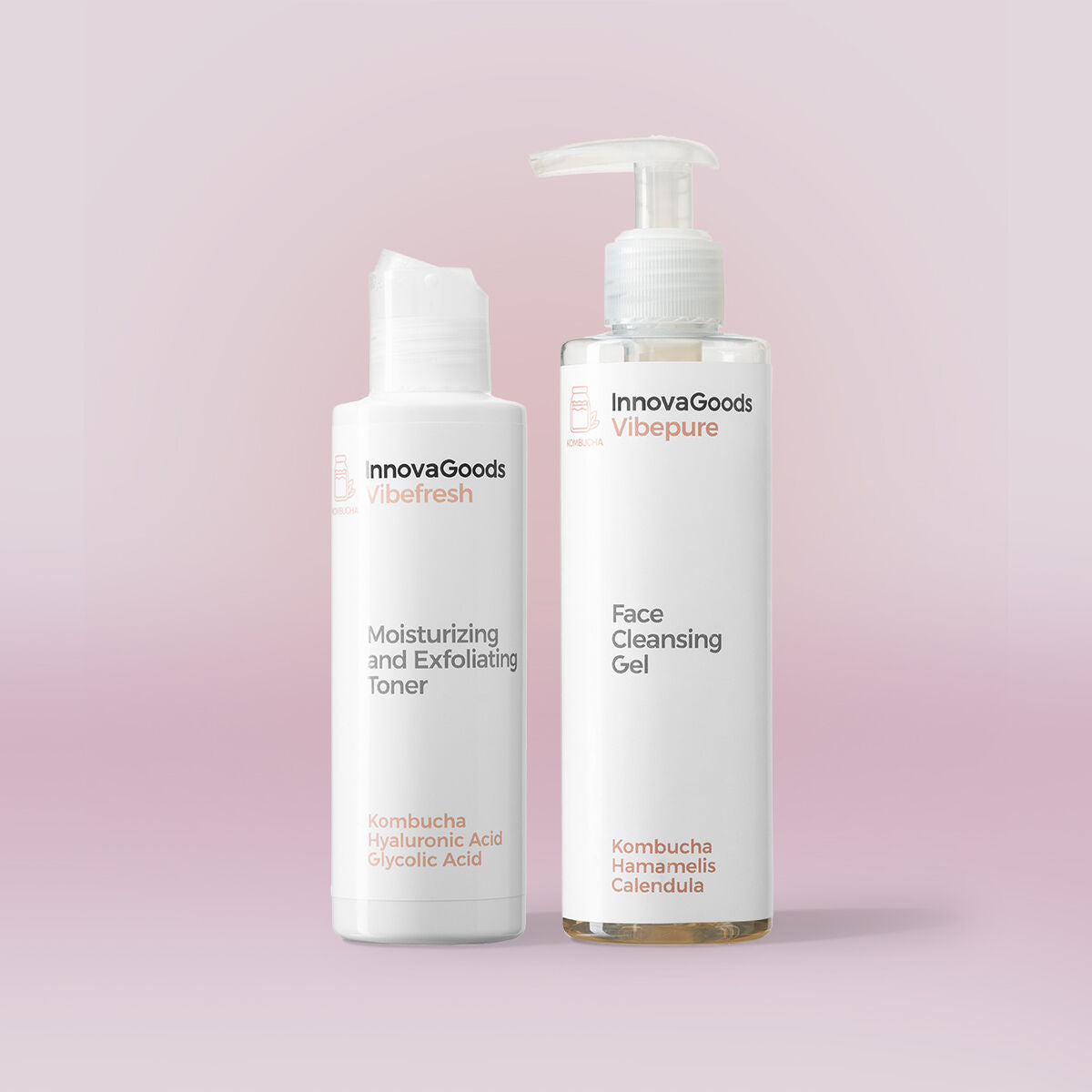 Duopakket gezichtsreiniging Kombucha InnovaGoods