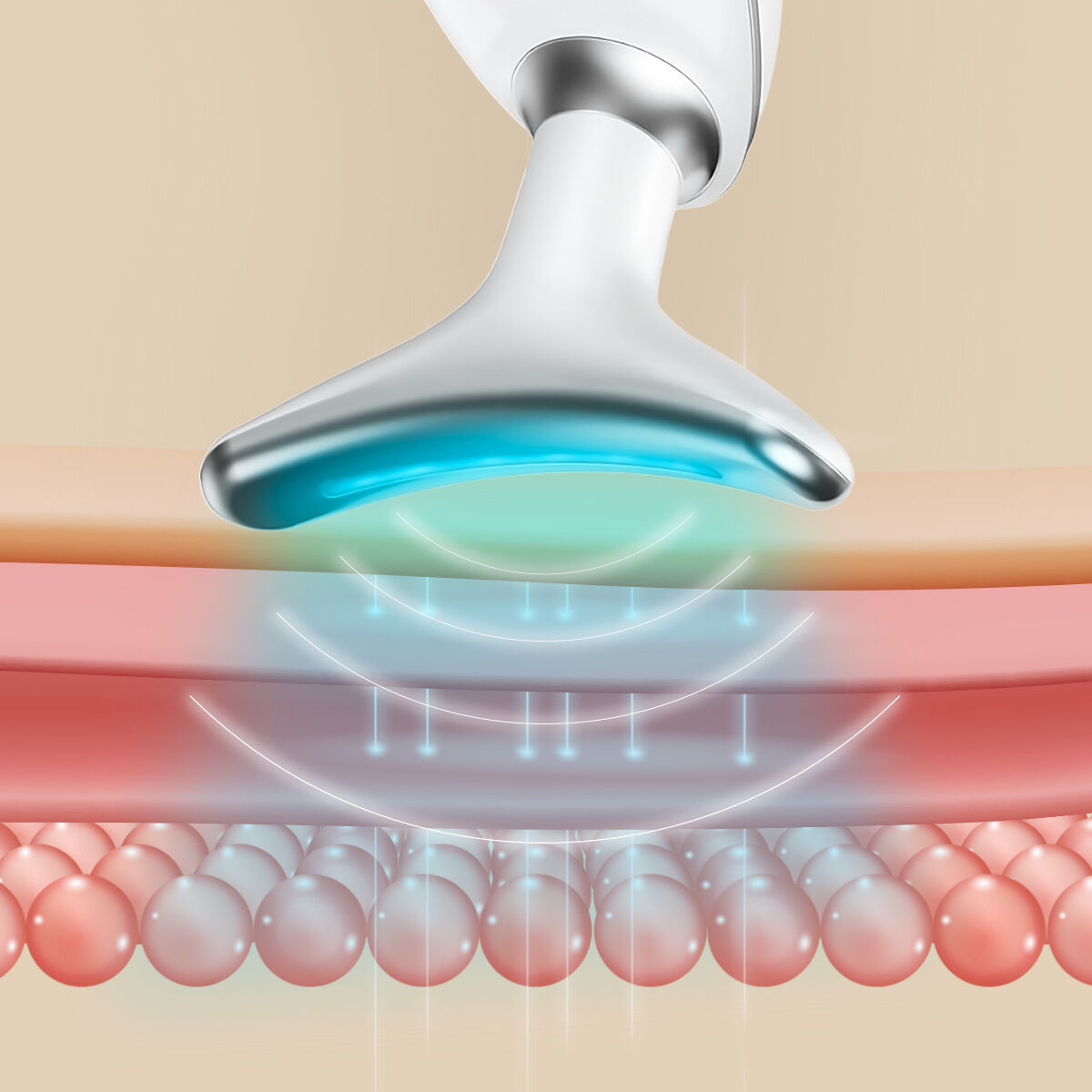 Elektrische Verstevigende Gezichts- en Nekmassage met LED, EMS en Warmte Selora InnovaGoods