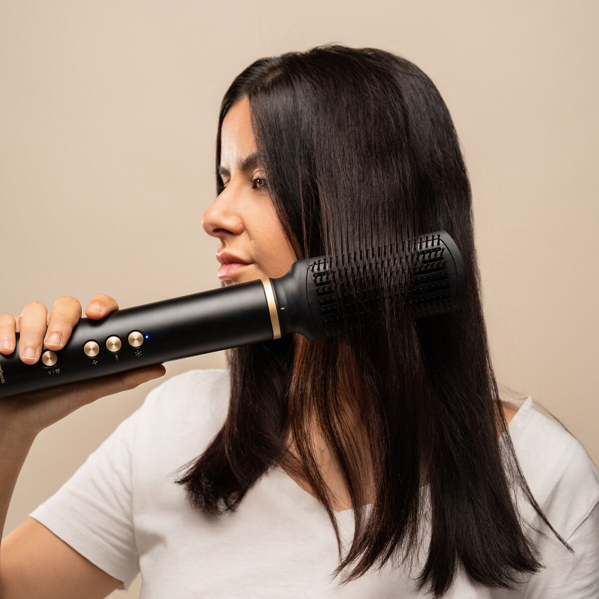 Ionische Multifunctionele Luchtdroger en Styler Borstel met Coanda Technologie en 7 Accessoires Wavify InnovaGoods