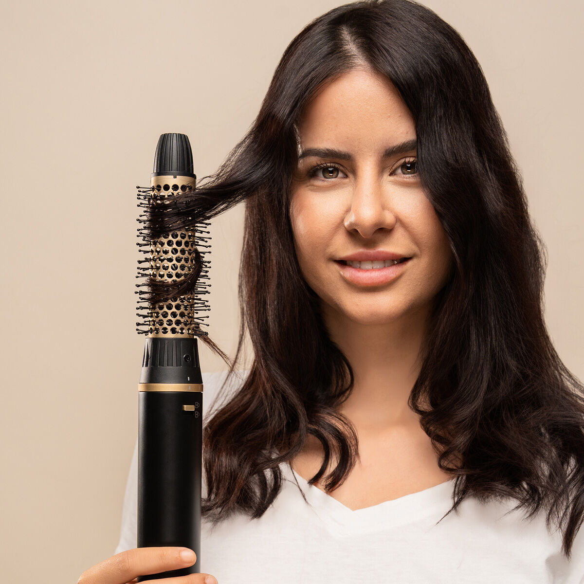 Ionische Multifunctionele Luchtdroger en Styler Borstel met Coanda Technologie en 7 Accessoires Wavify InnovaGoods